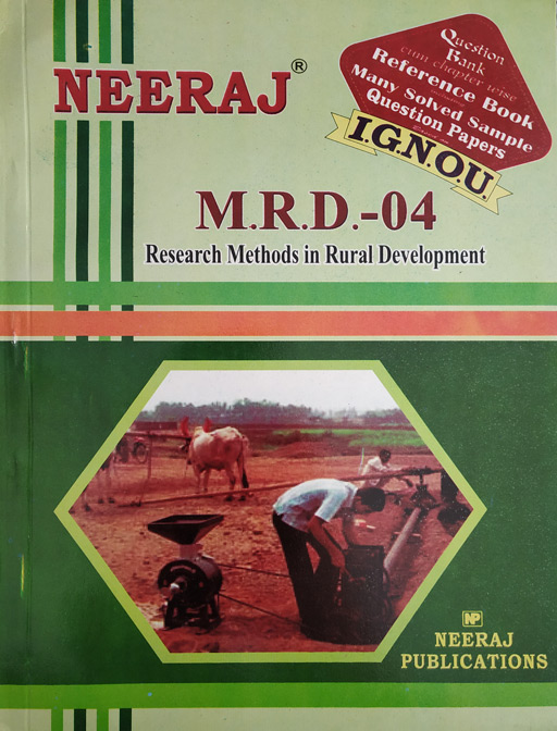 Neeraj MRD - 104 Research Methods In Rural Development